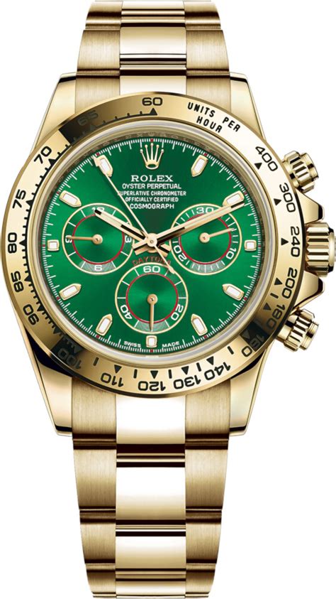 green face rolex gold|rolex daytona 116508 price.